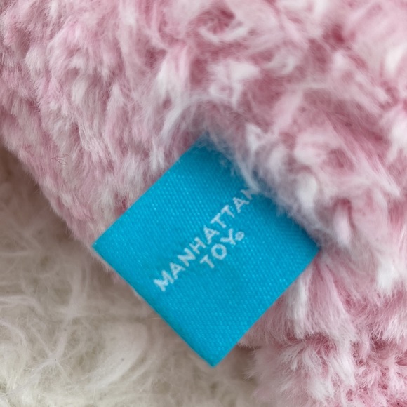 Manhattan Toy Co. Pink Fluffy Unicorn Stuffed Animal Toy - Picture 8 of 11